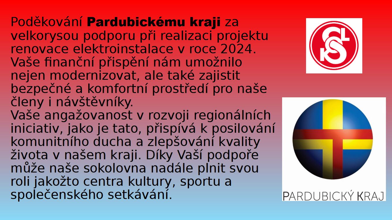 Poděkování